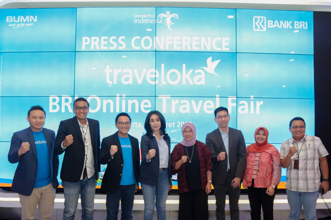 BRI DAN TRAVELOKA GELAR ONLINE TRAVEL FAIR