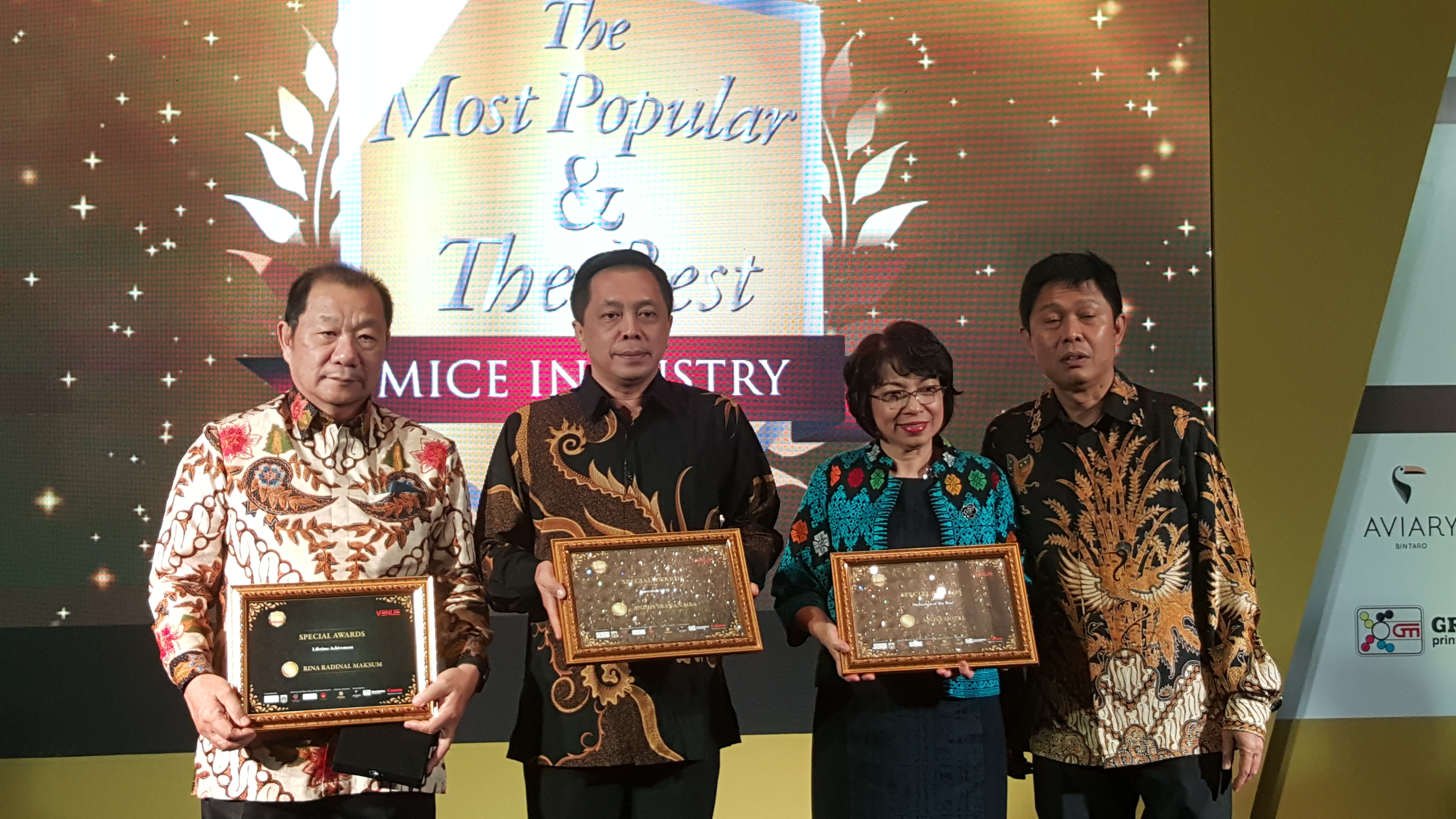 DHM RAIH 2 PENGHARGAAN DI AJANG PELAKU INDUSTRI MICE