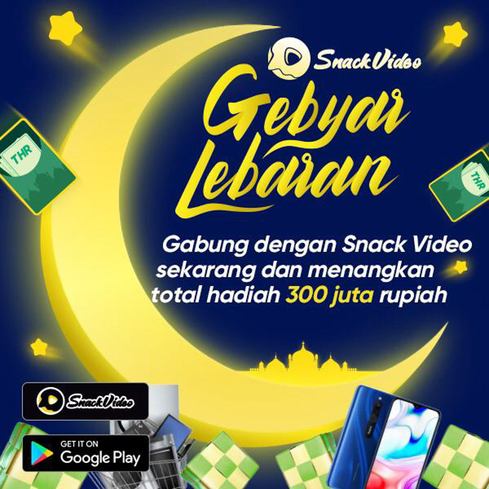 SNACK VIDEO BERBAGI THR ONLINE SENILAI RATUSAN JUTA RUPIAH