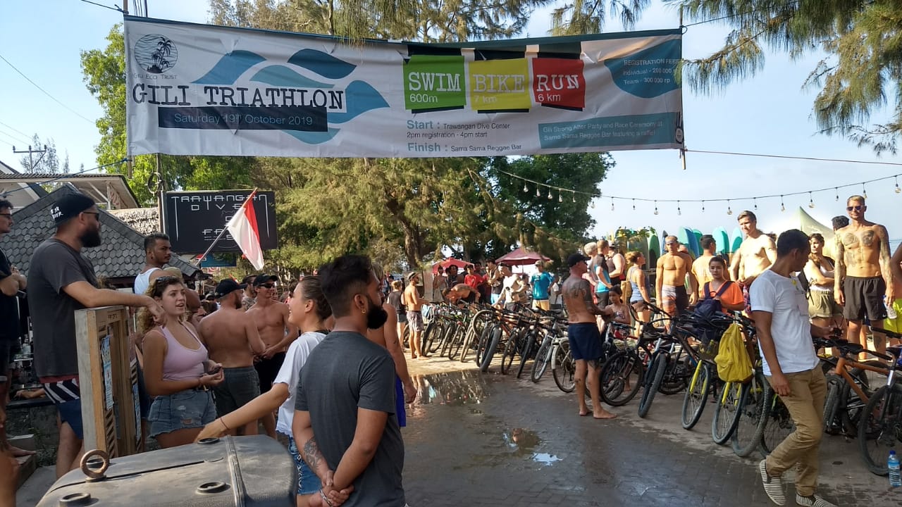 FESTIVAL GILI 2019 HADIRKAN GILI STRONG TRIATHLON DI TRAWANGAN