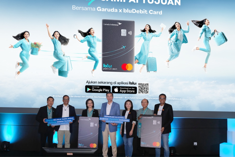 GARUDA X BLUDEBIT CARD, KARTU DEBIT PERTAMA DI INDONESIA DENGAN NILAI TAMBAH LAYANAN PENERBANGAN DAN DIGITAL PERBANKAN