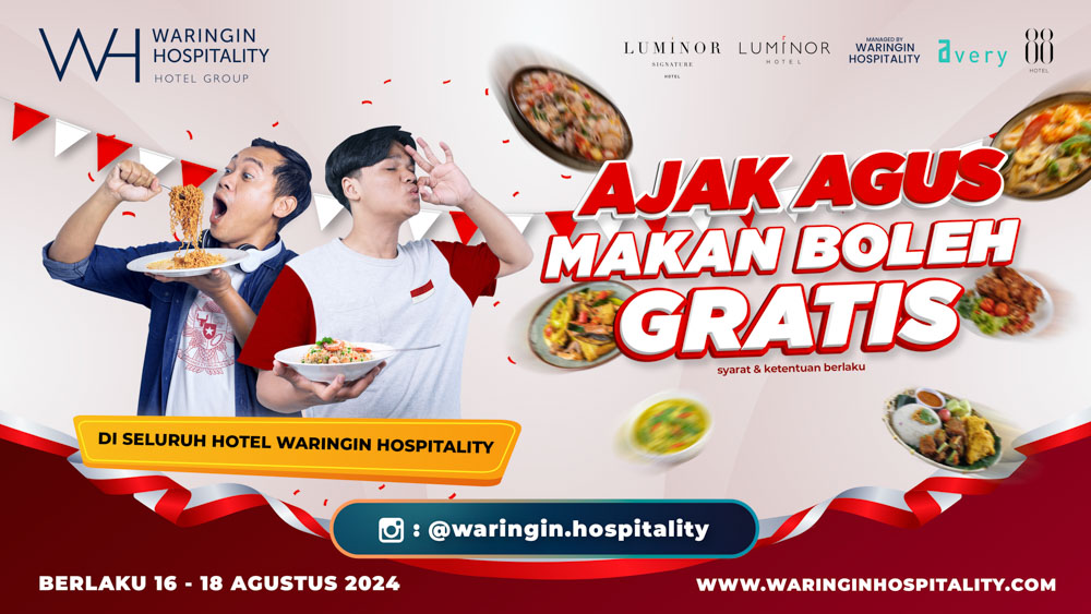 AJAK AGUS MAKAN BOLEH GRATIS!