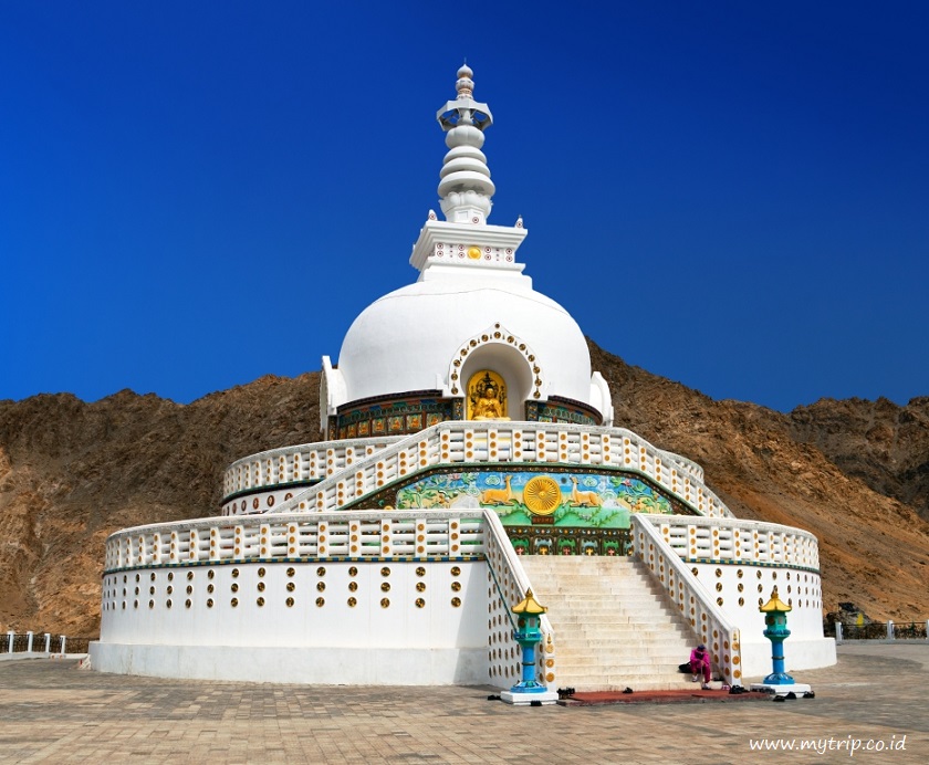 YANG PALING MENARIK DI KOTA LEH LADAKH: SHANTI STUPA