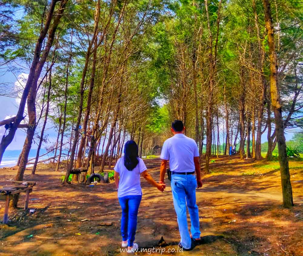BISA FOTO ALA NAMI ISLAND DI PANTAI KEMIREN CILACAP
