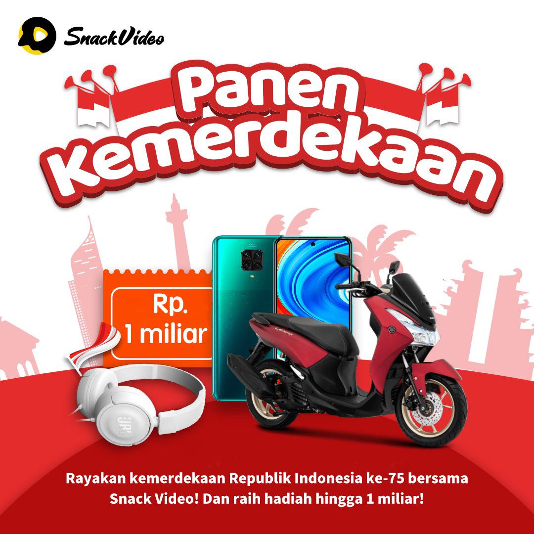 PANEN KEMERDEKAAN DARI SNACK VIDEO 11-27 AGUSTUS 2020